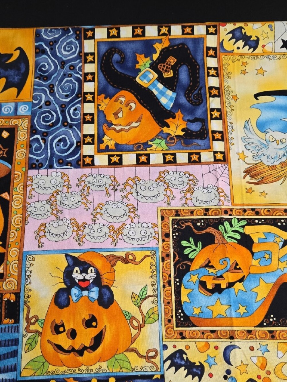 ๐๐๐2006 Witch Hazel's Pumpkin Patch Alexander Henry Fabrics Collection 1/2 Yd - Picture 7 of 8